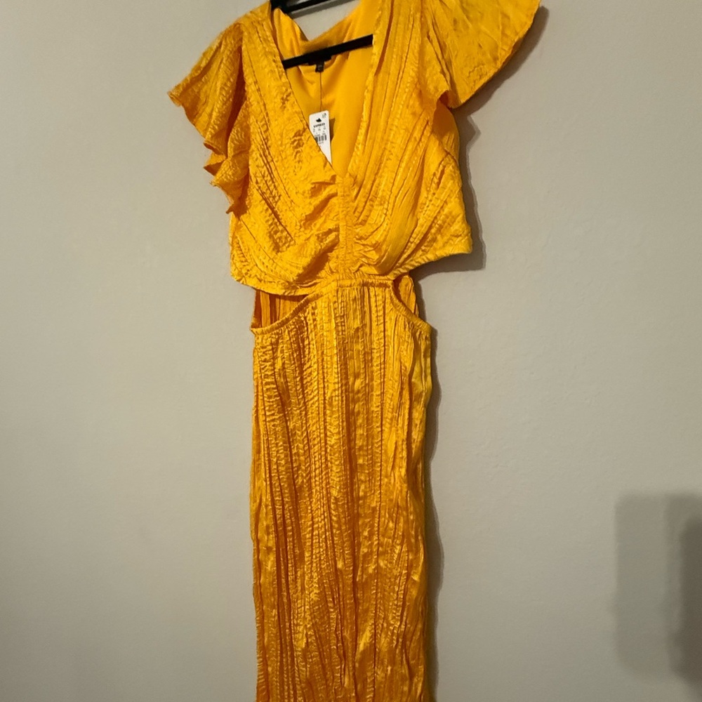 Express Elegant Yellow Women's Dress